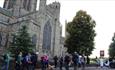 Groups around Durham Cathedral