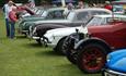 People admiring the Classic Car Rally at Durham Regatta.