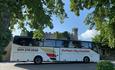 A bus outside Ramside Hall