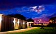 Hardwick Park Visitor Centre at night