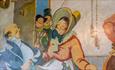 A painting on the wall