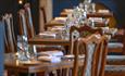 Table and chairs in a restaurant