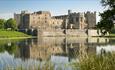 Raby Castle on a sunny, clear day