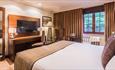 Neutral bedroom at Redworth Hall Hotel