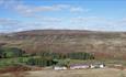 View over Belle View Cottage near Frosterley Weardale