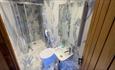 The bathroom at No1 Old Hall Cottage