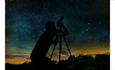 Person looking at stars
