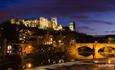 Durham City World Heritage Site at night