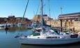 Boats at Seaham Harbour Marina