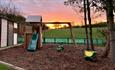 Play area at Strawberry Hill Farm Camping & Caravan Park