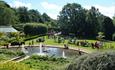 Fountains at Durham University Botanic Garden