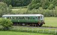 View of heritage vehicle on Weardale Railway.