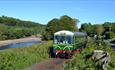 A train at The Weardale Railway