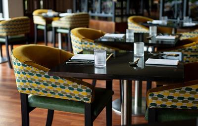 The dining area at Geko Japanese restaurant in Seaham Hall Serenity Spa
