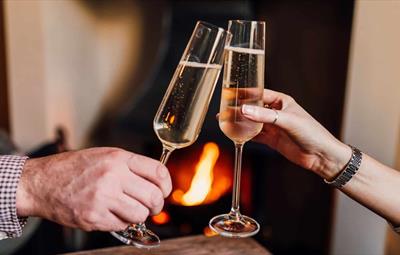 Two glasses of Champagne