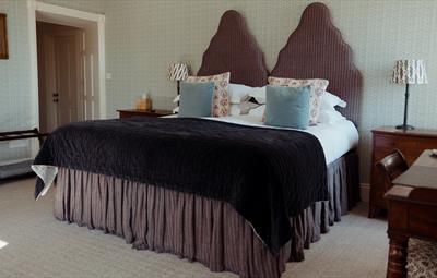 A double bedroom at the High Force Hotel