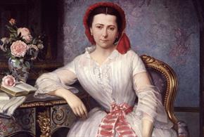 A portrait  of Joséphine Bowes