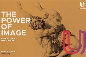 The Power of Image at Ushaw. Image of a muscular king holding a man in his arms.