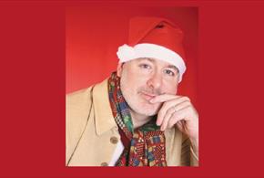 image of Guy Masterson wearing Christmas hat