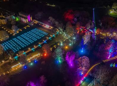 Aerial view of Aglow presented by The Auckland Project