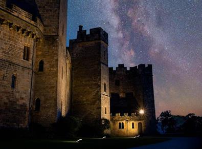 Stars over Raby Castle.