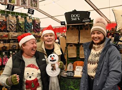 The Craft & Producers' Marquee at Durham Christmas Festival