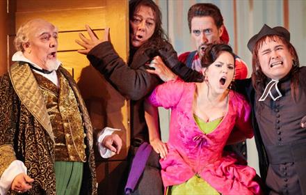 Image of the cast of 'The Barber of Seville', Royal Opera House: Live Screening.