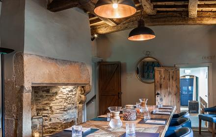 Dining area in the Lord Crewe Arms