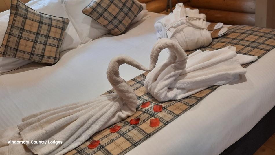 Double Bed at Arbeia Lodge Double Bed at Arbeia Lodge