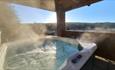 Hot Tub at Arbeia Lodge