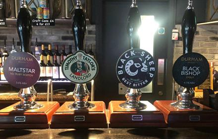 Real ales at The Sticky Wicket Emirates Riverside Chester-le-Street