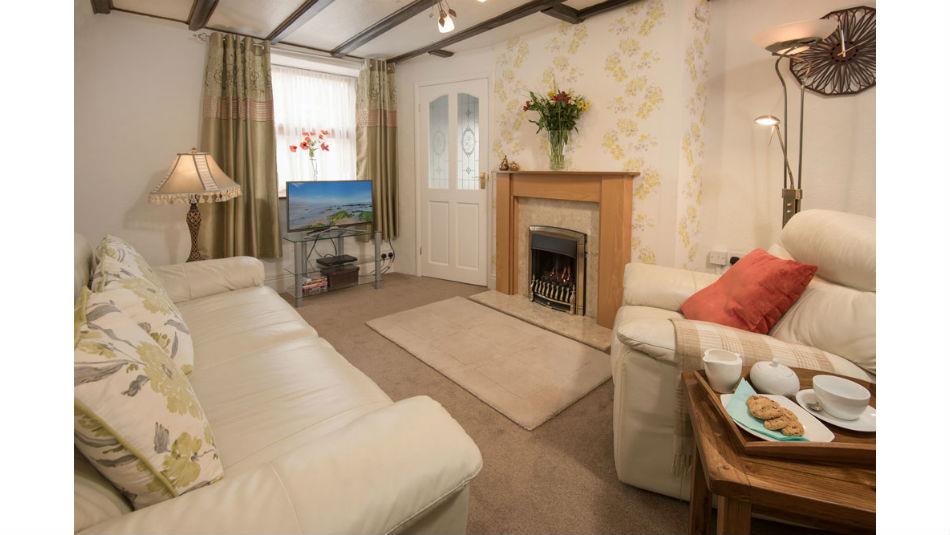 Living Room at Corner Cottage Wolsingham