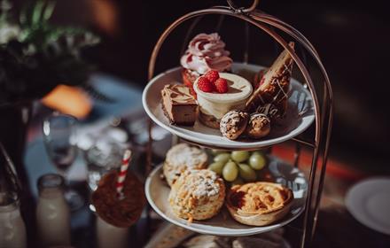 A delicious selection of sweet and savoury treats: Mother's Day Afternoon Tea at South Causey Inn.