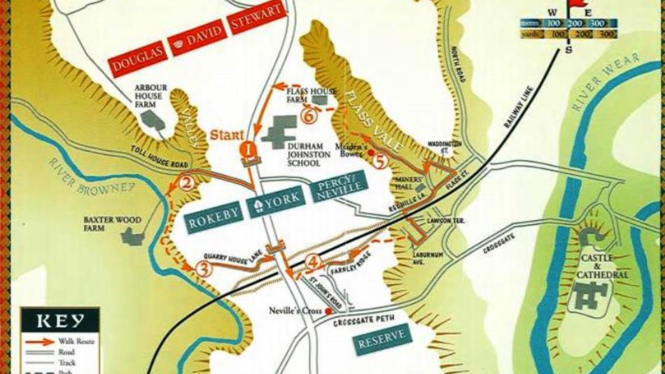 Battle of Nevilles Cross Walk Route