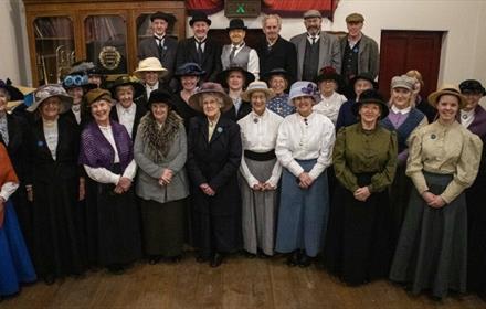 A group photo of Beamish Volunteer Choir.