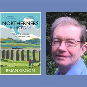 Brian Groom with is new book Northerners A History.
