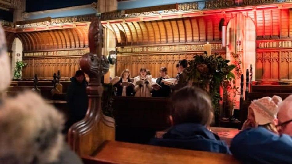 A choir performing at Ushaw. A choir performing at Ushaw.