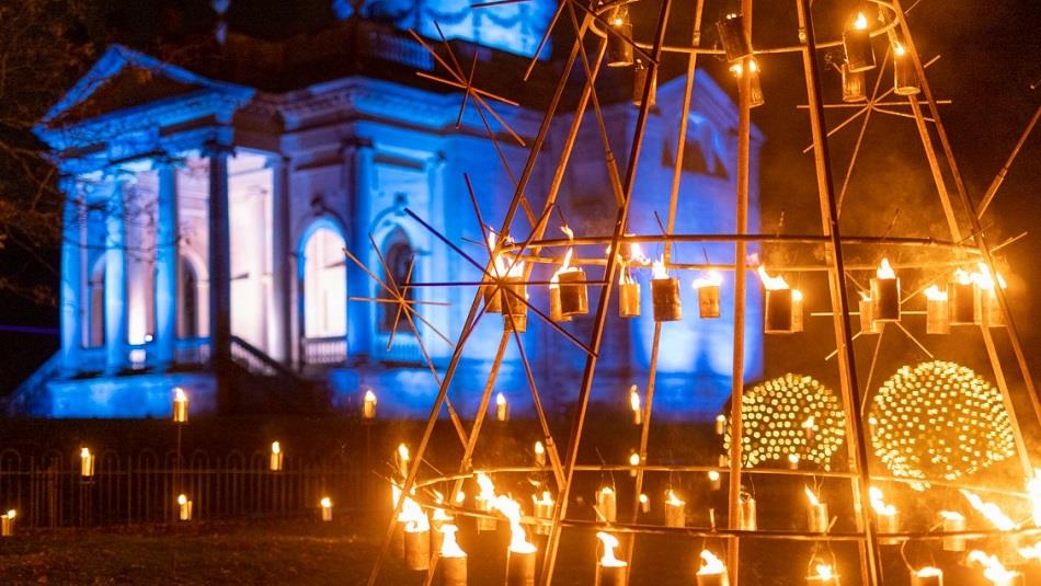 Chapel and Fire Garden at Gibside. Credit Andrew Ogilvy Photography
