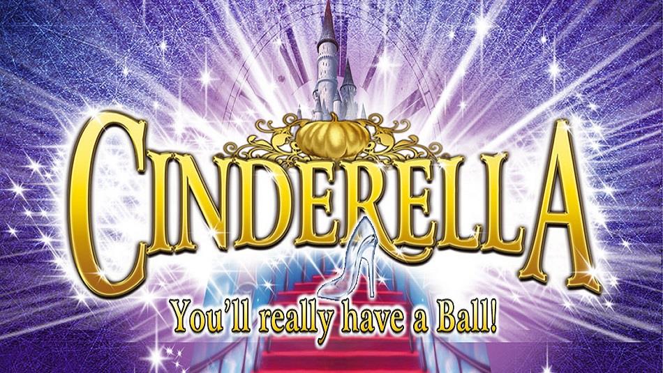 Cinderella Fairytale Castle and Glass Slipper - text reads, 'You'll really have a ball!'