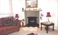 Fireplace at Cornriggs Cottages