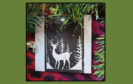 Christmas Deer card