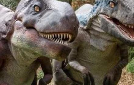 T-Rex dinosaurs at Adventure Valley