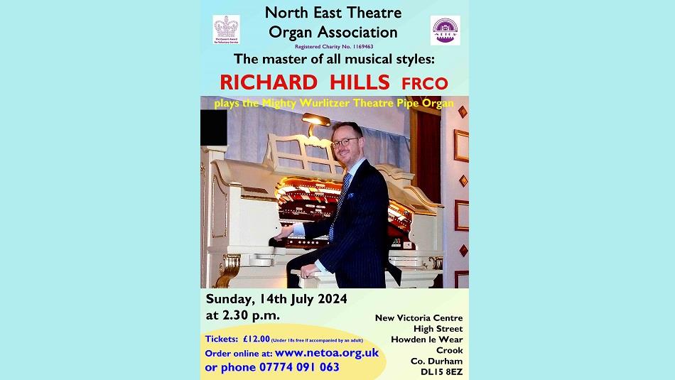 Richard Hill image on a poster advertising this event