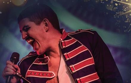 Image of Freddie Mercury tribute act.