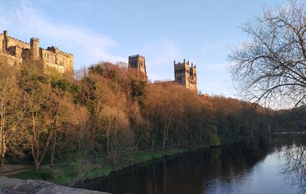 Durham river with views of Durham Cathedral