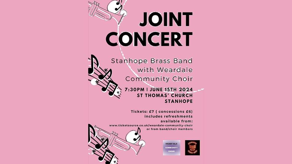 joint concert event details, musical notes