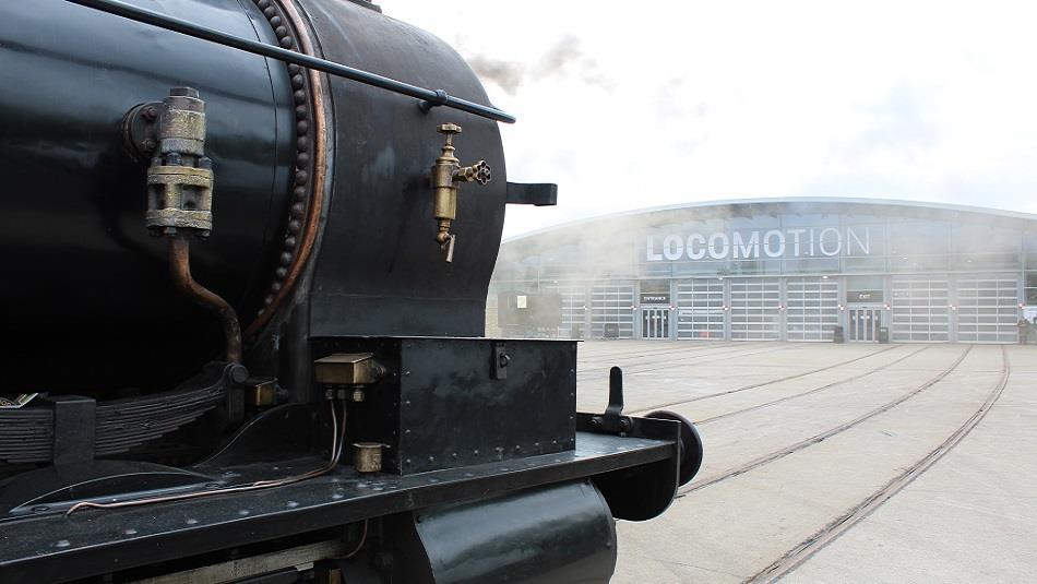 Steam engine at Locomotion.