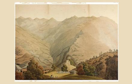 Image from 'Views in the Himalayan Mountains' by J.B. Fraser in 1820