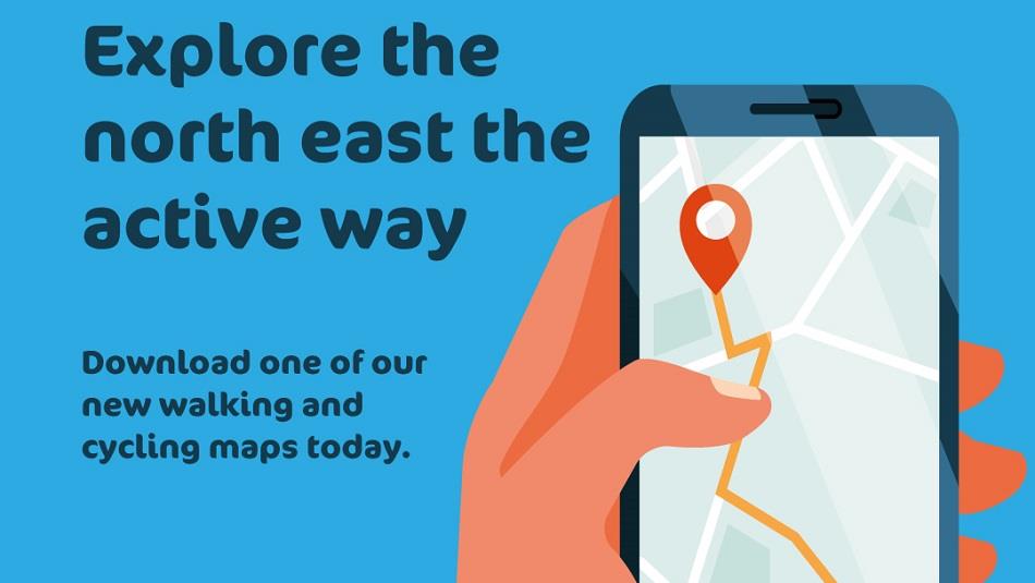 Explore the North East the Active Way Poster
