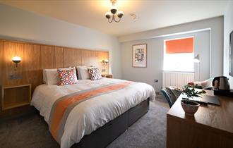 Image of a spacious room with a double bed at The Park Head Hotel.